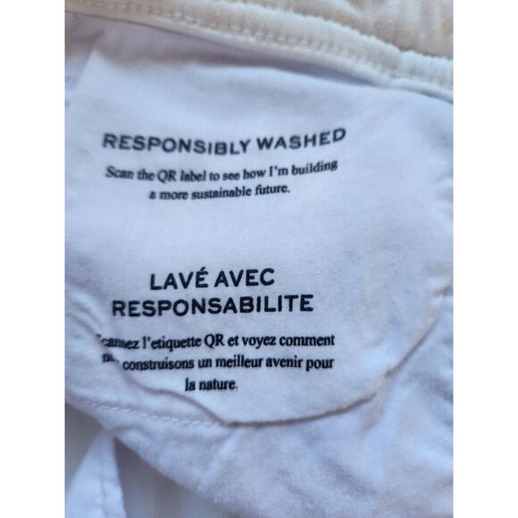 NWD Frame Le Crop Braided Waist Mini Boot Jeans size 24 Blanc #7A401 - Picture 13 of 15